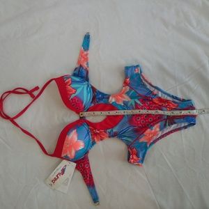Colorful swimsuit 34B Small